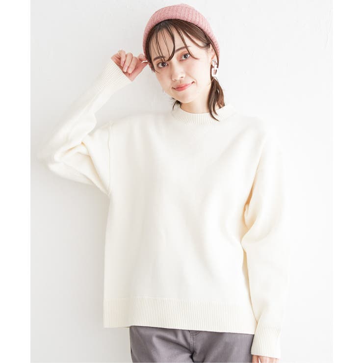 ダブルフェイススウェットライクニット | ikka  | 詳細画像21 