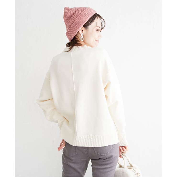 ダブルフェイススウェットライクニット | ikka  | 詳細画像22 