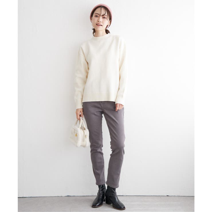 ダブルフェイススウェットライクニット | ikka  | 詳細画像24 