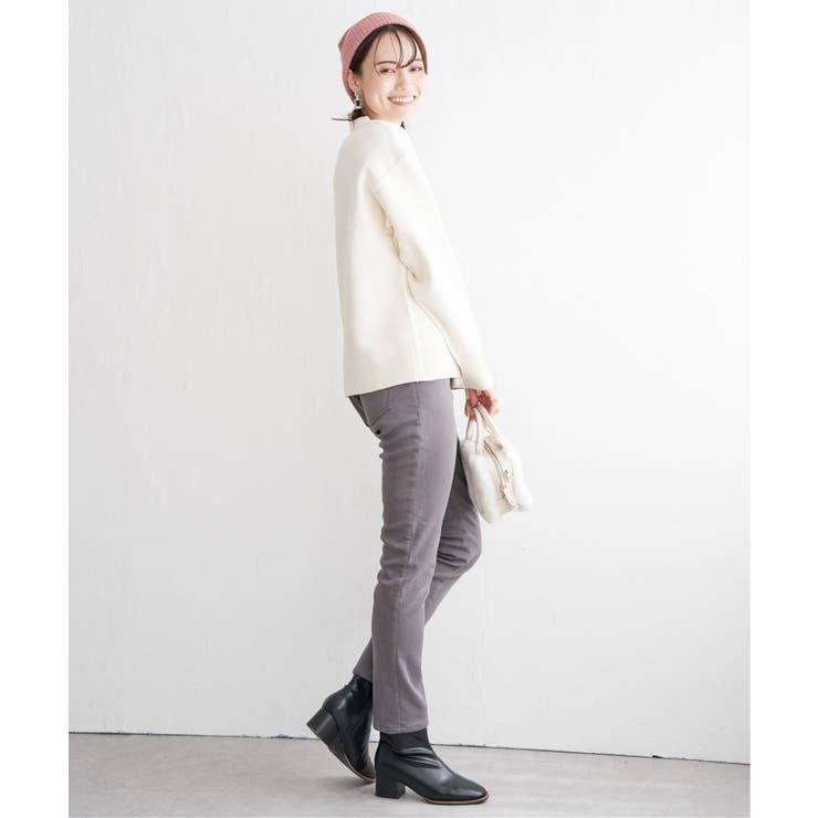 ダブルフェイススウェットライクニット | ikka  | 詳細画像25 