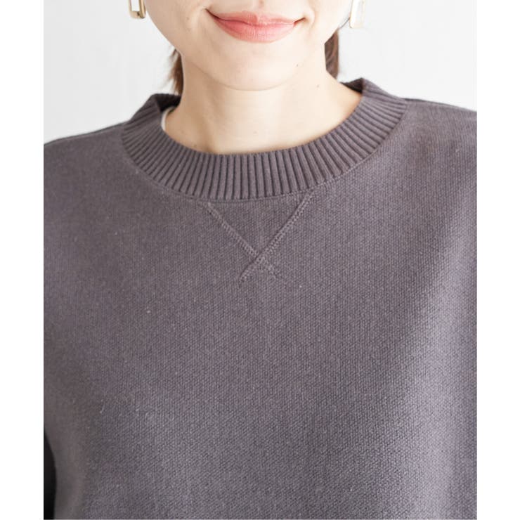 ダブルフェイススウェットライクニット | ikka  | 詳細画像28 