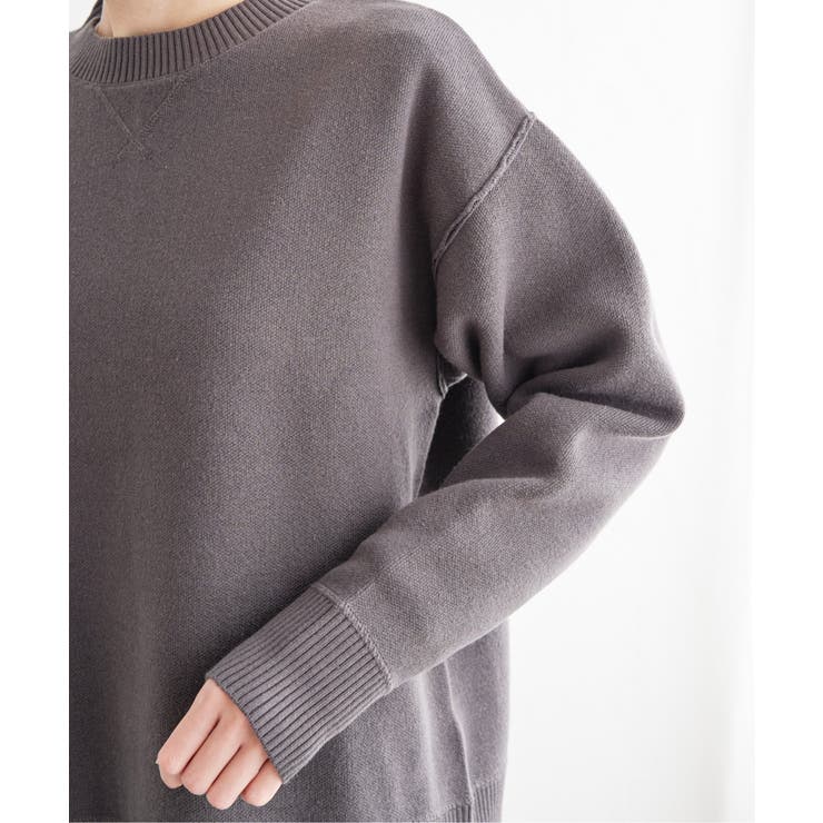 ダブルフェイススウェットライクニット | ikka  | 詳細画像30 