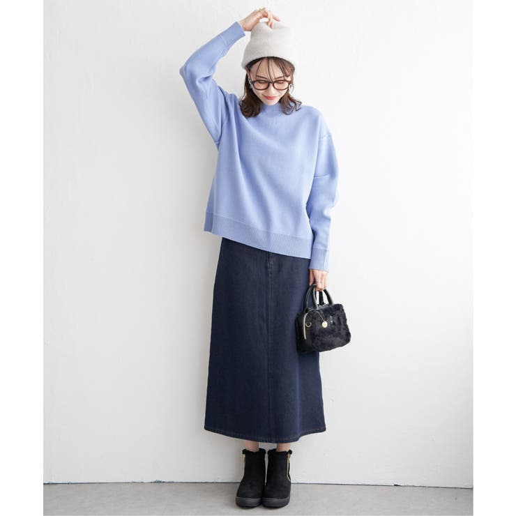 ダブルフェイススウェットライクニット | ikka  | 詳細画像5 