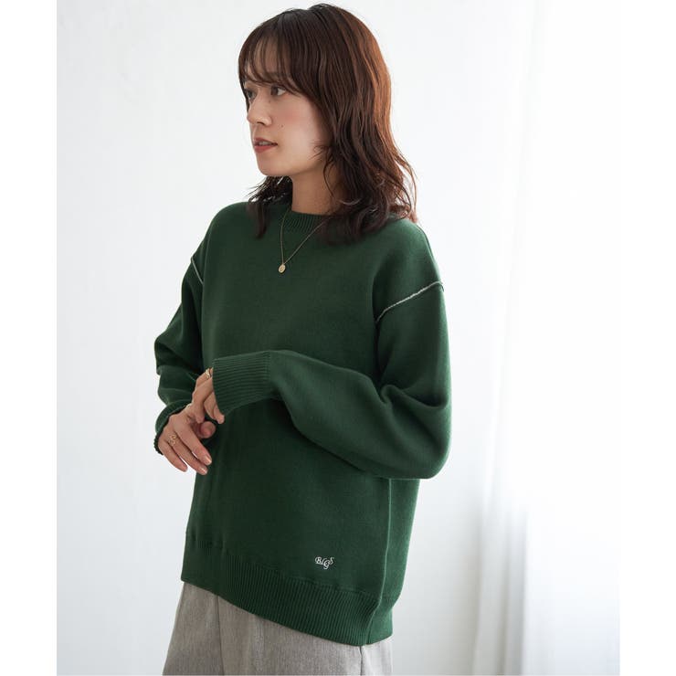 コットンMIXスウェットライクニット | ikka  | 詳細画像15 