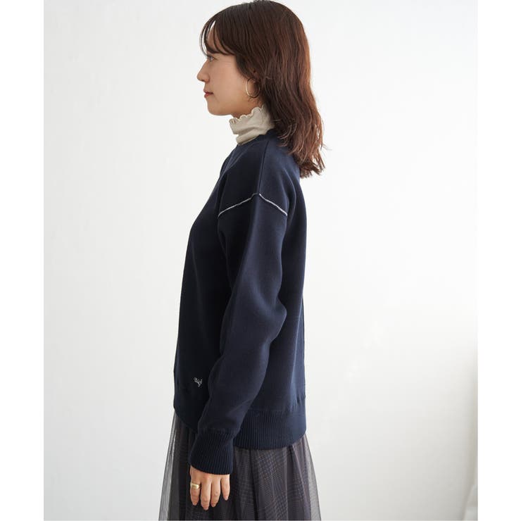 コットンMIXスウェットライクニット | ikka  | 詳細画像18 