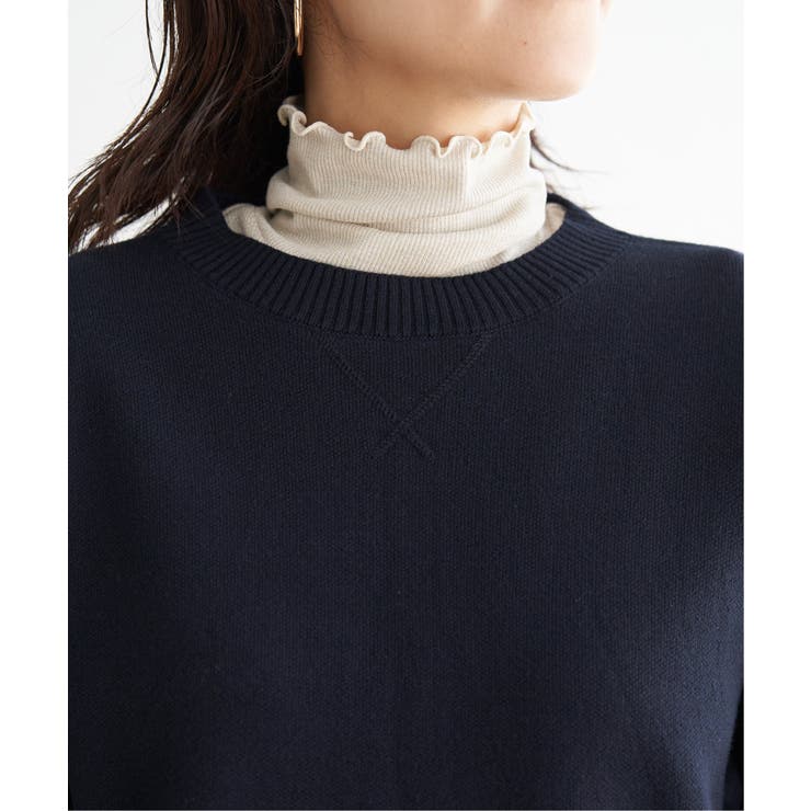 コットンMIXスウェットライクニット | ikka  | 詳細画像23 