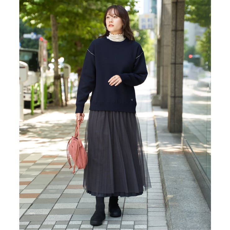 コットンMIXスウェットライクニット | ikka  | 詳細画像4 