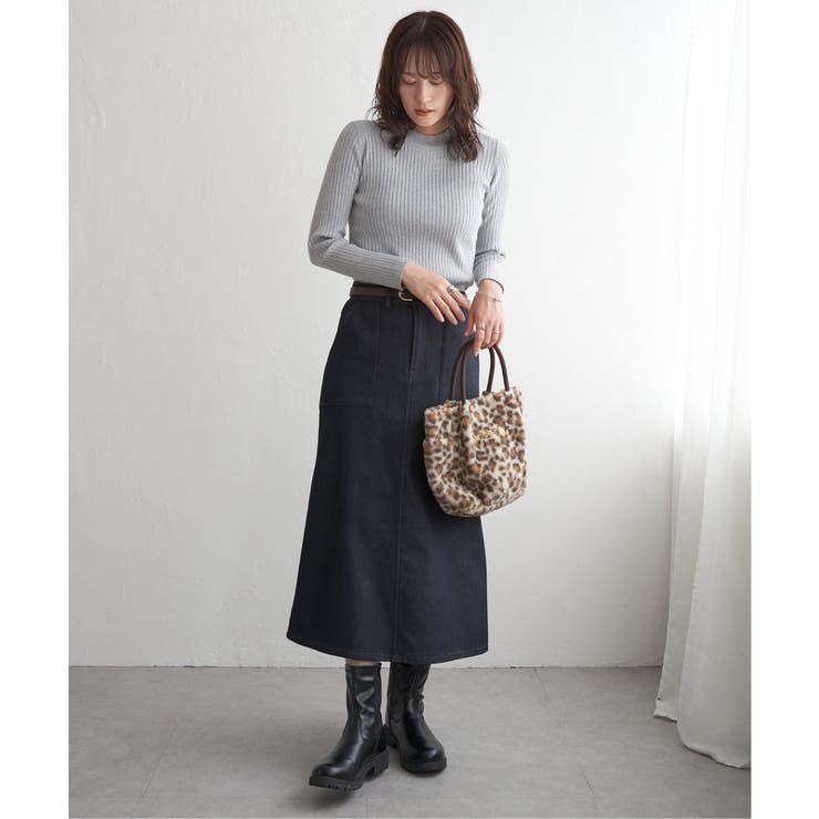 ミニハイネックリブニット | ikka  | 詳細画像7 