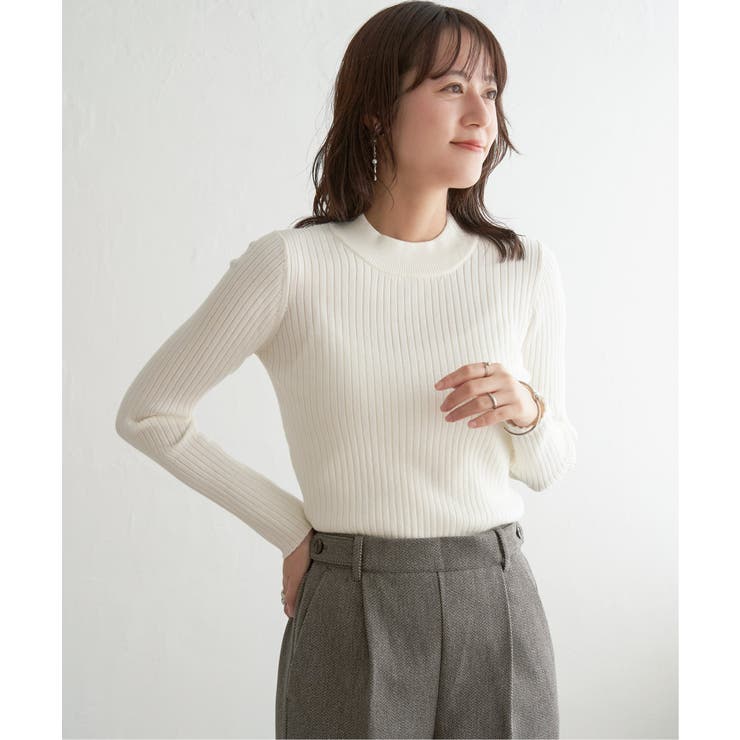 ミニハイネックリブニット | ikka  | 詳細画像9 