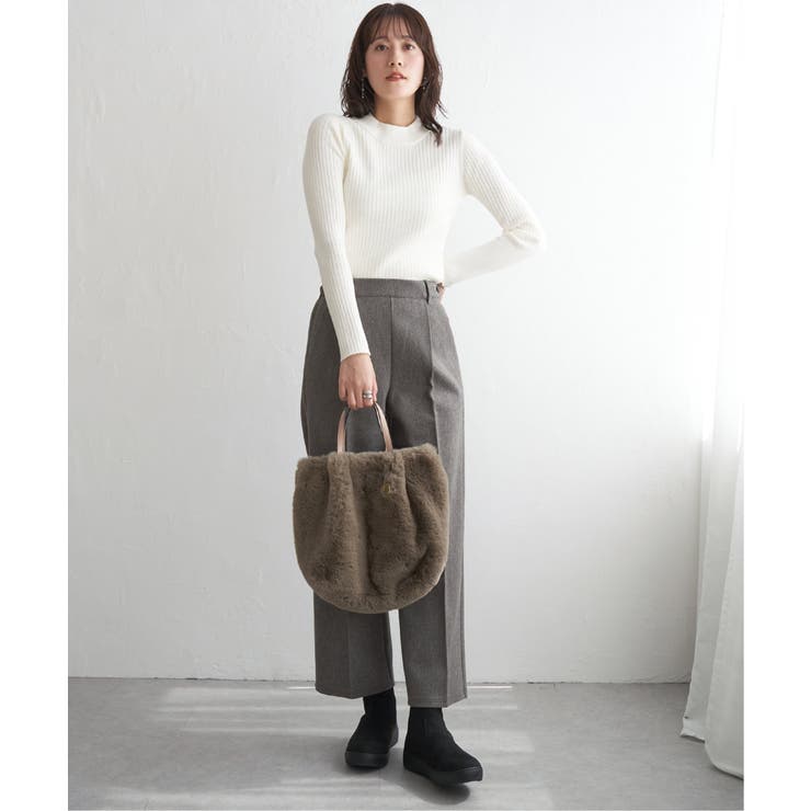 ミニハイネックリブニット | ikka  | 詳細画像10 