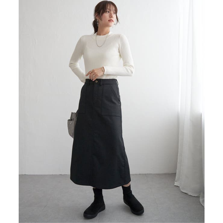 ミニハイネックリブニット | ikka  | 詳細画像12 