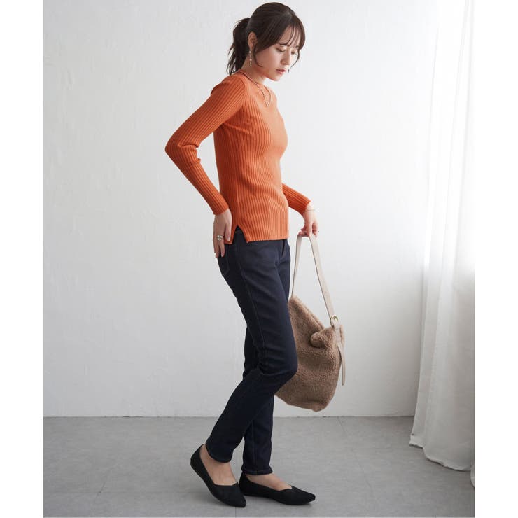 ミニハイネックリブニット | ikka  | 詳細画像18 