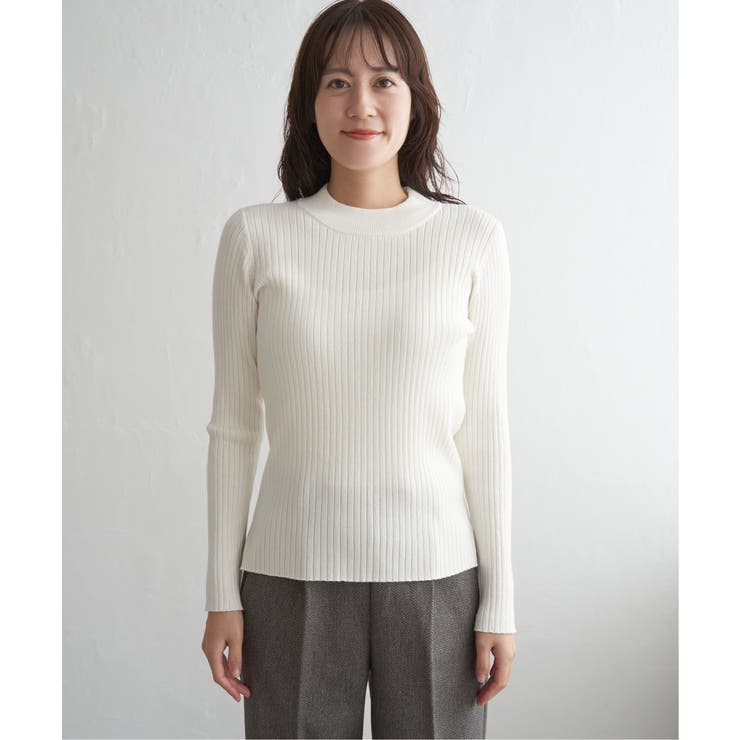 ミニハイネックリブニット | ikka  | 詳細画像25 