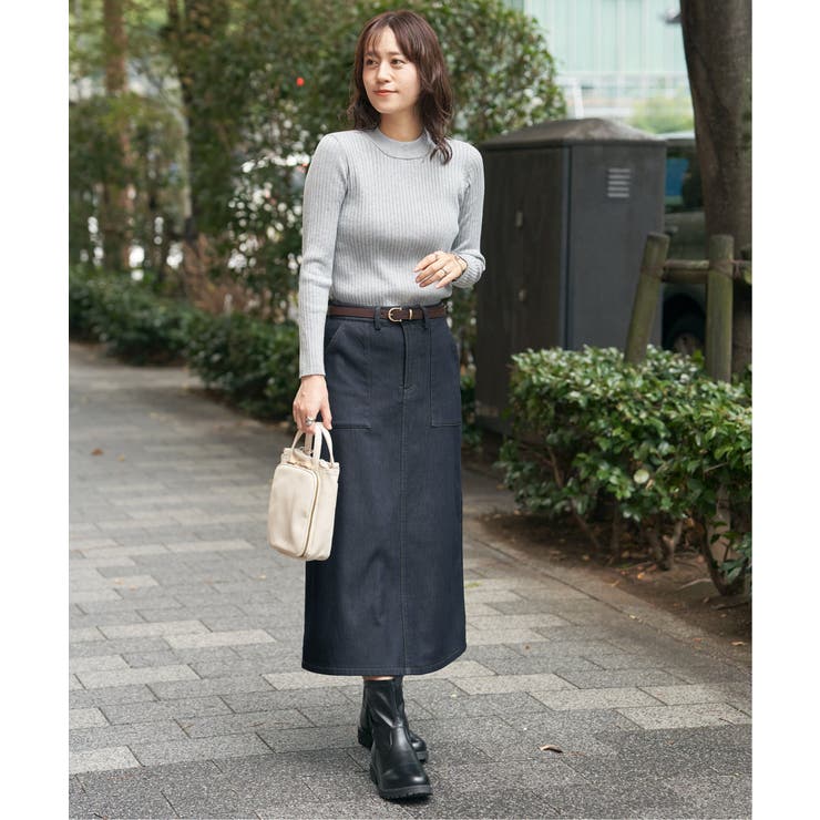 ミニハイネックリブニット | ikka  | 詳細画像4 