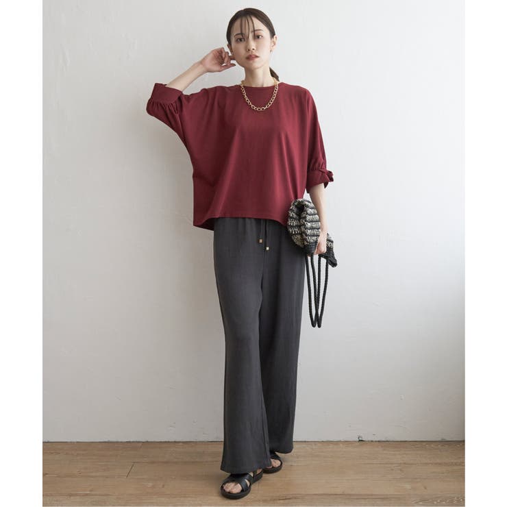 冷感ツイストドルマンプルオーバー | ikka  | 詳細画像13 