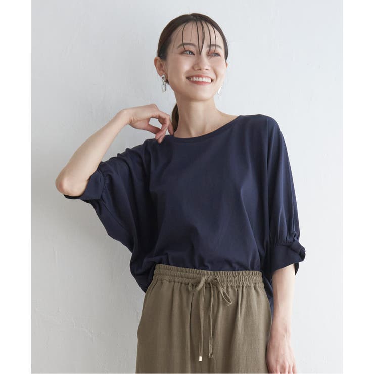 冷感ツイストドルマンプルオーバー | ikka  | 詳細画像14 