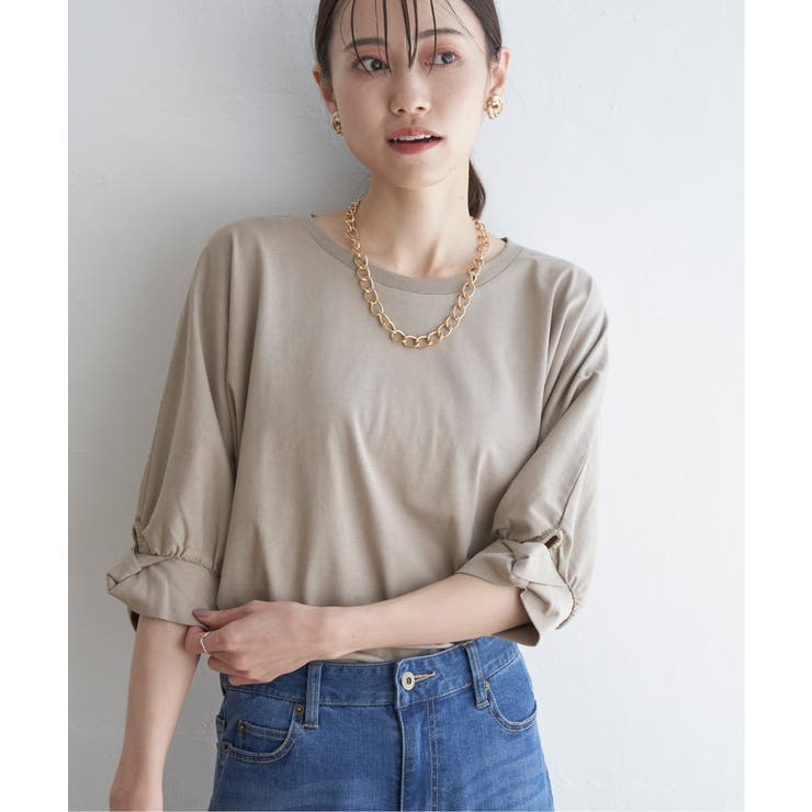 冷感ツイストドルマンプルオーバー | ikka  | 詳細画像17 