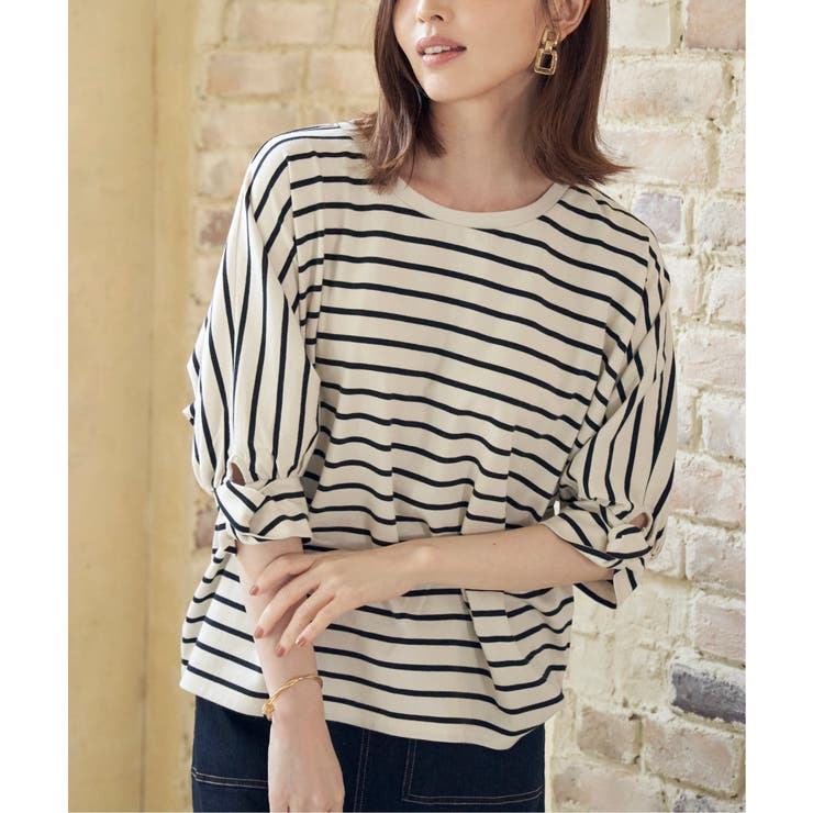 冷感ツイストドルマンプルオーバー | ikka  | 詳細画像1 