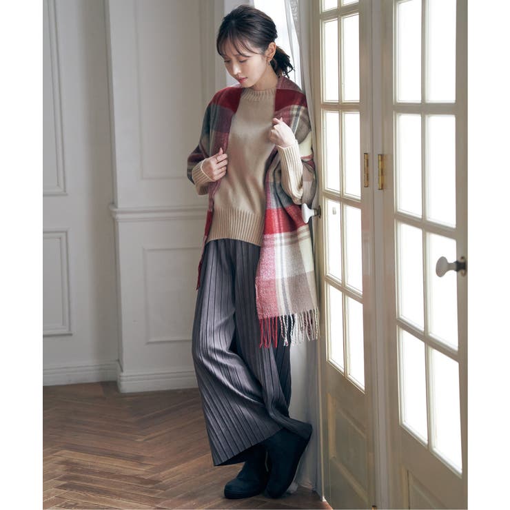 サイドスリットニットプルオーバー | ikka  | 詳細画像19 