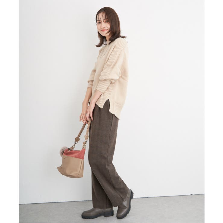 サイドスリットニットプルオーバー | ikka  | 詳細画像23 