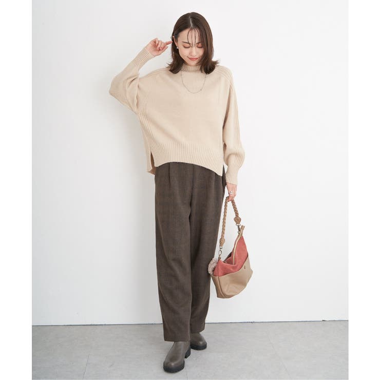 サイドスリットニットプルオーバー | ikka  | 詳細画像24 