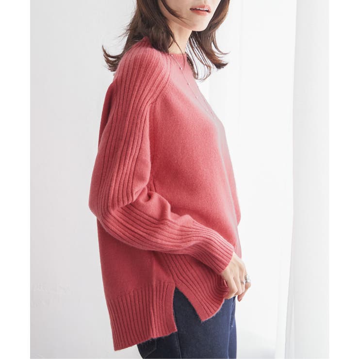 サイドスリットニットプルオーバー | ikka  | 詳細画像25 