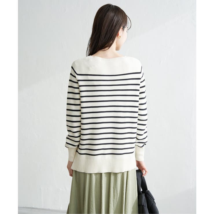 【洗濯機で洗える】GOKU楽ニットプルオーバー | ikka  | 詳細画像6 