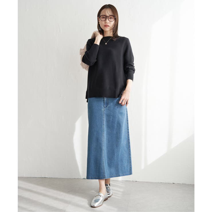 【洗濯機で洗える】GOKU楽ニットプルオーバー | ikka  | 詳細画像12 