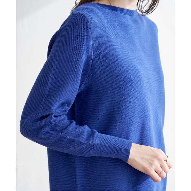 【洗濯機で洗える】GOKU楽ニットプルオーバー | ikka  | 詳細画像23 