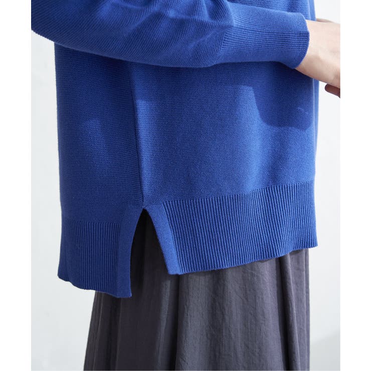 【洗濯機で洗える】GOKU楽ニットプルオーバー | ikka  | 詳細画像24 