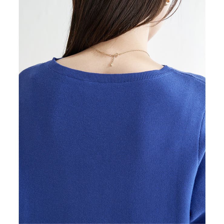 【洗濯機で洗える】GOKU楽ニットプルオーバー | ikka  | 詳細画像25 