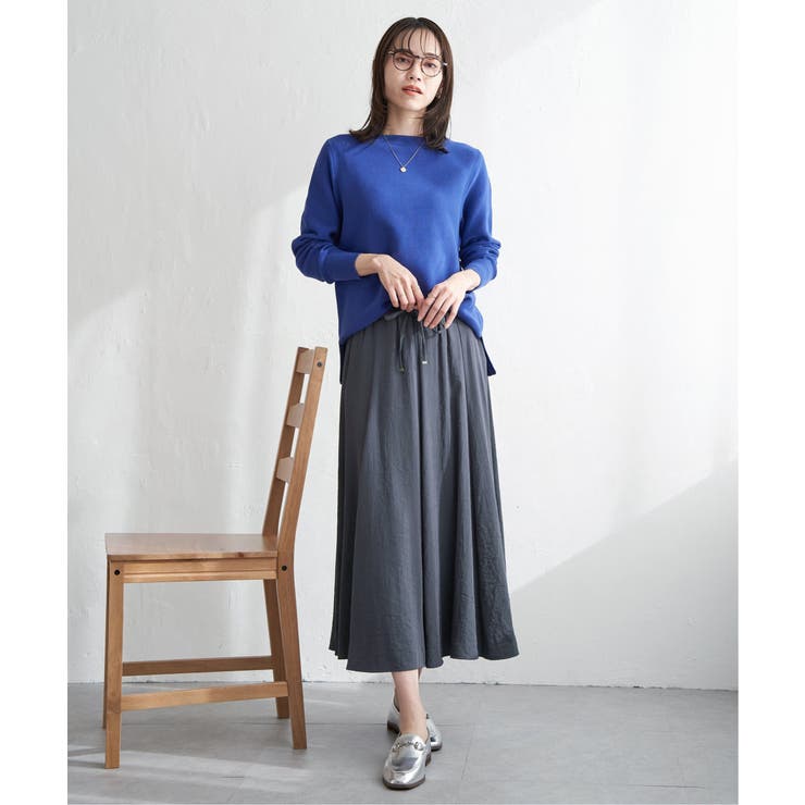 【洗濯機で洗える】GOKU楽ニットプルオーバー | ikka  | 詳細画像3 