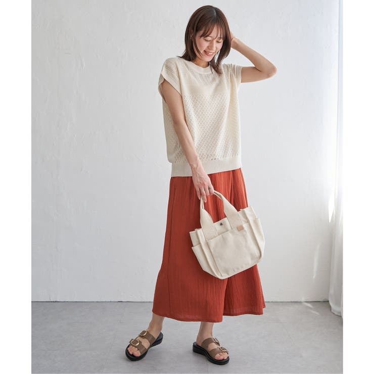 透かし編みニットプルオーバー | ikka  | 詳細画像7 