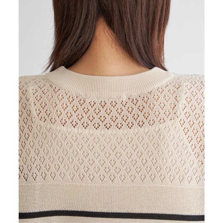 透かし編みニットプルオーバー | ikka  | 詳細画像20 