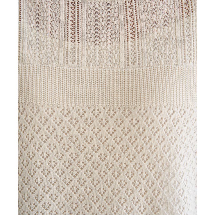 透かし編みニットプルオーバー | ikka  | 詳細画像22 