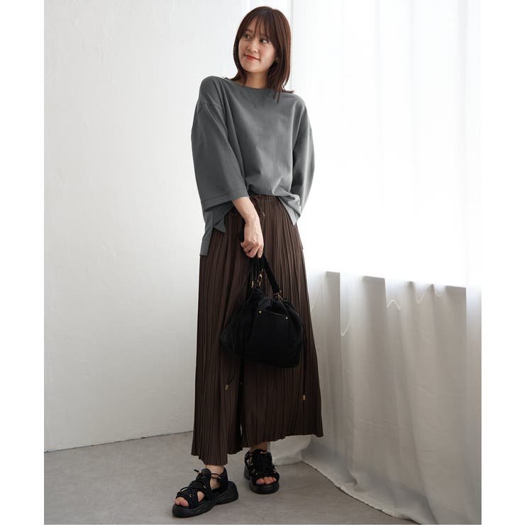 【接触冷感】冷感ミニ裏毛スウェットT  | ikka  | 詳細画像9 