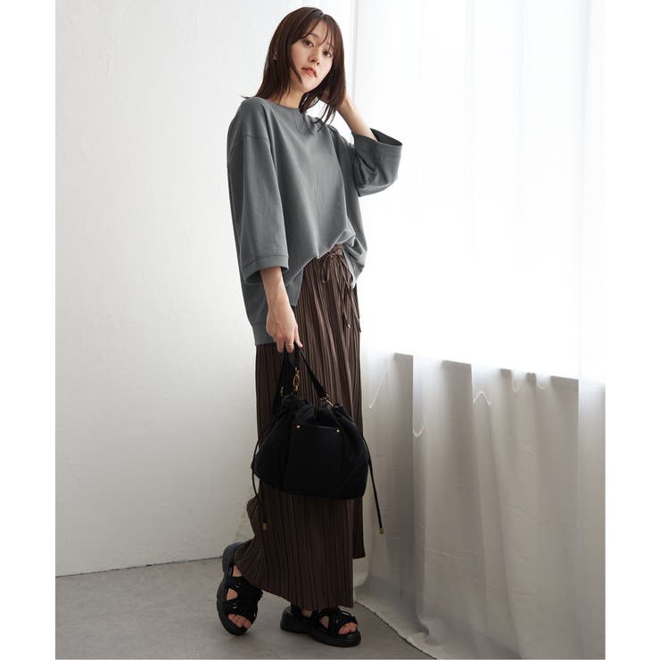 【接触冷感】冷感ミニ裏毛スウェットT  | ikka  | 詳細画像11 