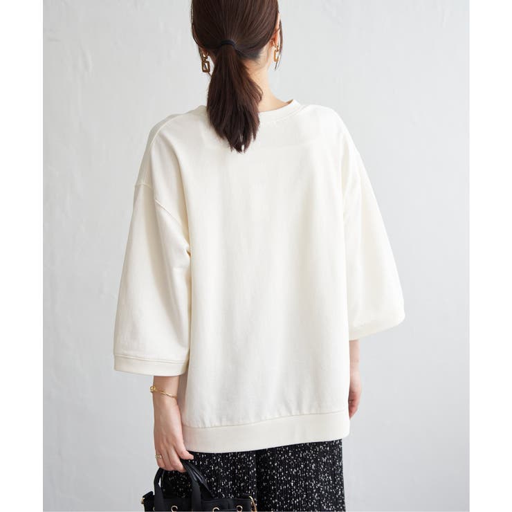 【接触冷感】冷感ミニ裏毛スウェットT  | ikka  | 詳細画像17 