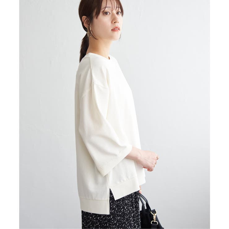 【接触冷感】冷感ミニ裏毛スウェットT  | ikka  | 詳細画像18 