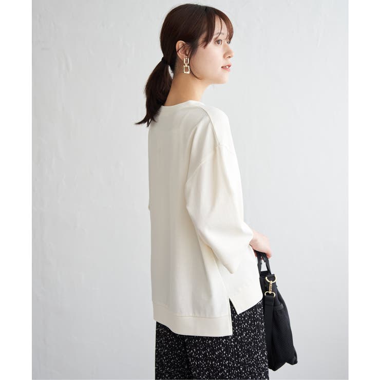 【接触冷感】冷感ミニ裏毛スウェットT  | ikka  | 詳細画像19 