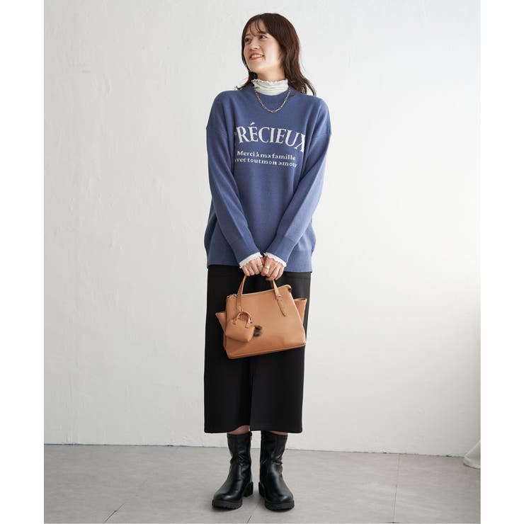 【親子コーデ】コットンMIXジャガードロゴプルオーバー | ikka  | 詳細画像15 