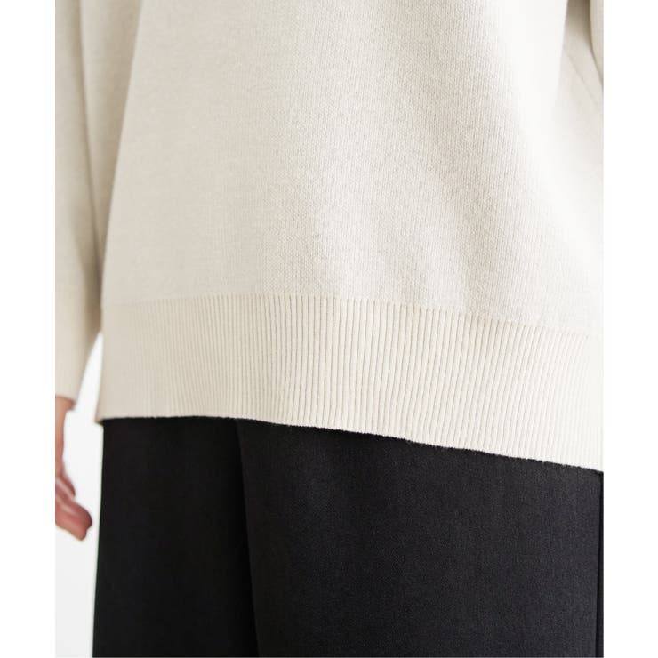 【親子コーデ】コットンMIXジャガードロゴプルオーバー | ikka  | 詳細画像24 