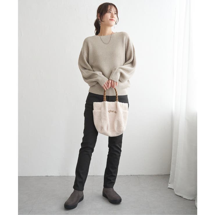 ラメスパンコールニットプルオーバー | ikka  | 詳細画像10 