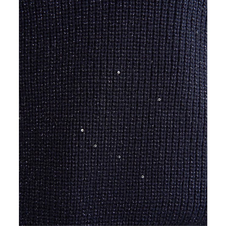 ラメスパンコールニットプルオーバー | ikka  | 詳細画像18 