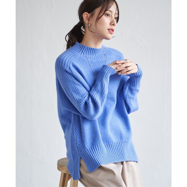 【雑誌InRed1月号掲載】サイドスリットニットプルオーバー【親子コーデ】 | ikka  | 詳細画像17 