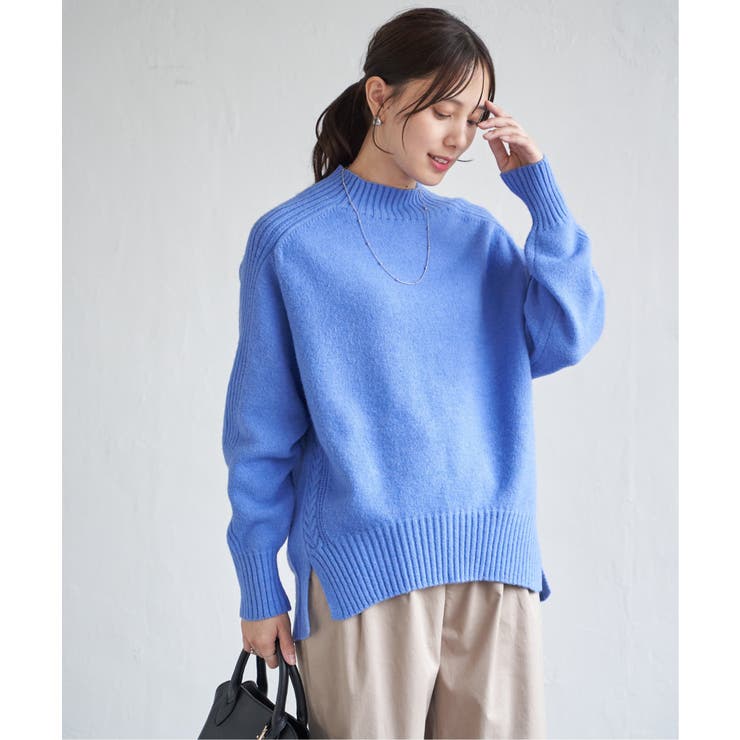 【雑誌InRed1月号掲載】サイドスリットニットプルオーバー【親子コーデ】 | ikka  | 詳細画像18 