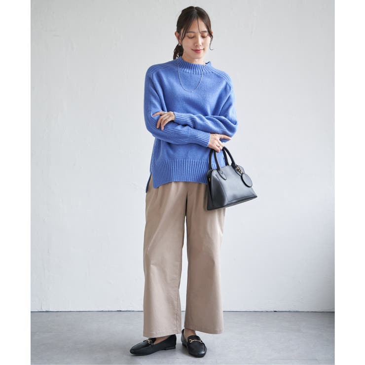 【雑誌InRed1月号掲載】サイドスリットニットプルオーバー【親子コーデ】 | ikka  | 詳細画像19 