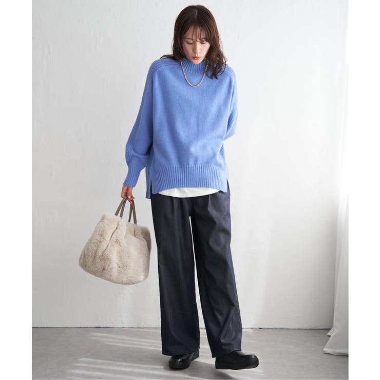 【雑誌InRed1月号掲載】サイドスリットニットプルオーバー【親子コーデ】 | ikka  | 詳細画像23 