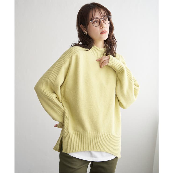 【雑誌InRed1月号掲載】サイドスリットニットプルオーバー【親子コーデ】 | ikka  | 詳細画像27 