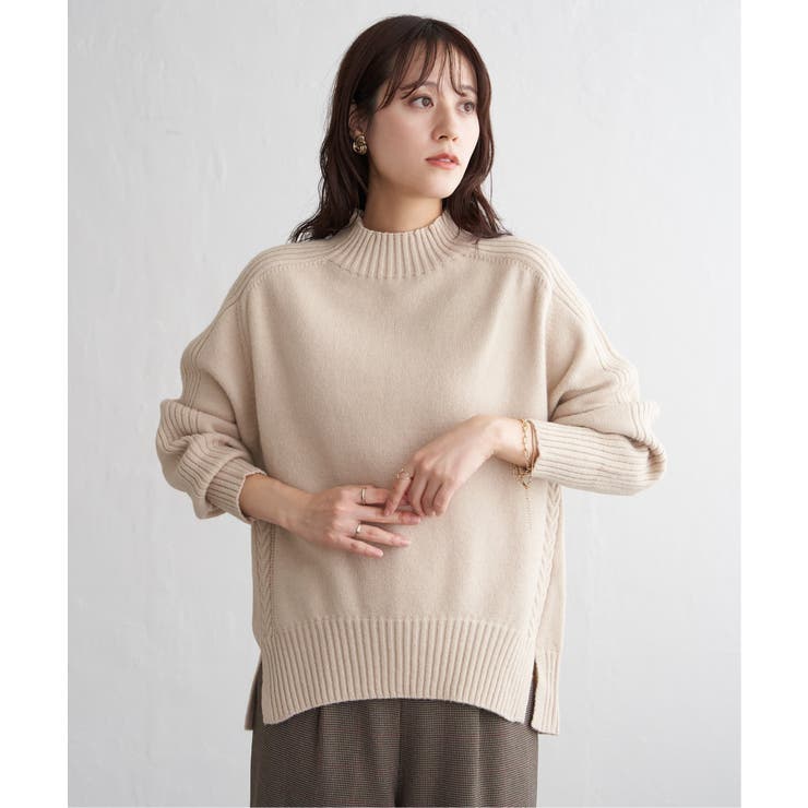 【雑誌InRed1月号掲載】サイドスリットニットプルオーバー【親子コーデ】 | ikka  | 詳細画像30 